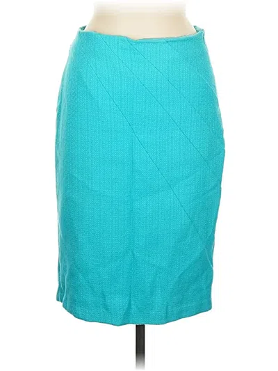 Pre-owned Eva Franco Formal Skirt In Blue