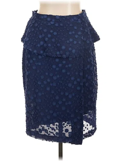 Pre-owned Eva Franco Formal Skirt In Blue