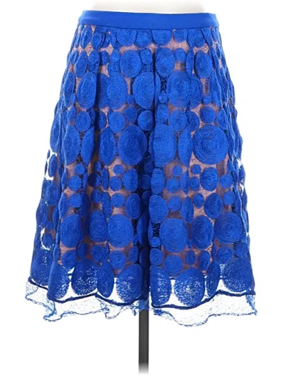 Pre-owned Eva Franco Formal Skirt In Blue