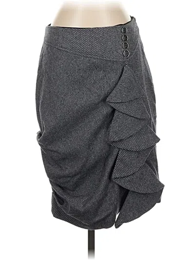 Pre-owned Eva Franco Formal Skirt In Gray
