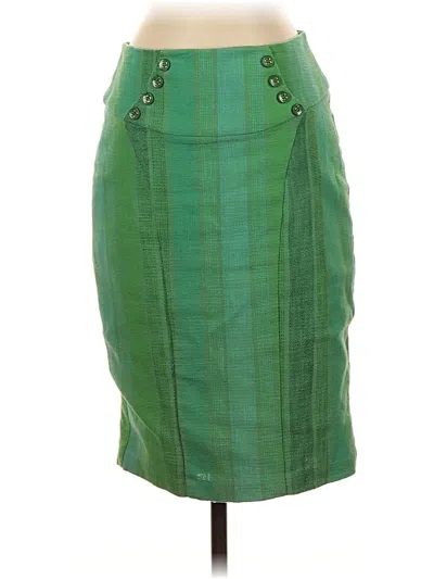 Pre-owned Eva Franco Formal Skirt In Green