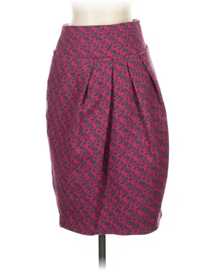 Pre-owned Eva Franco Formal Skirt In Pink