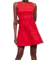 Eva Franco Haven Mini Dress In Red