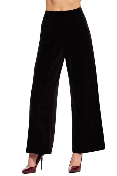 Eva Franco Hepburn Pant In Black Velvet