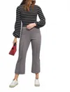 Eva Franco Houndstooth Flare Pants In Multi