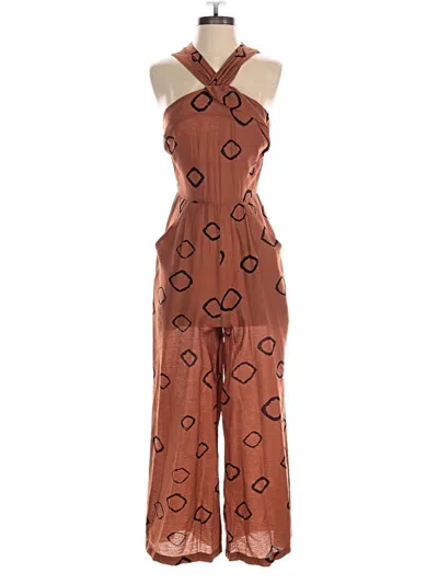 Pre-owned Eva Franco Jumpsuit In Brown
