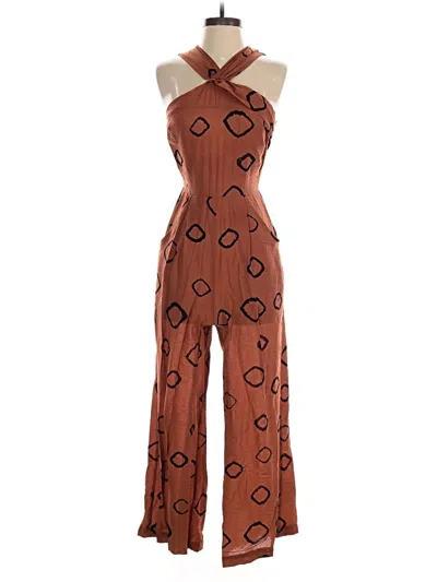 Pre-owned Eva Franco Jumpsuit In Brown