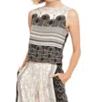 Eva Franco Kaja Sleeveless Top In Bogata Dot