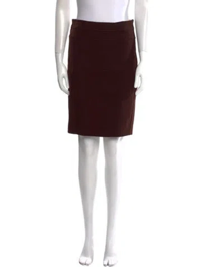 Pre-owned Eva Franco Knee-length Skirt In Brown