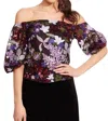 EVA FRANCO LAKEN TOP IN TEMPEST BLOOM