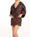 Eva Franco Manolo Jacket In Roses And Thorns In Multi