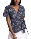 Eva Franco Marika Short Sleeve Top In Bali