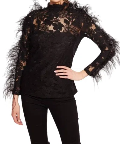 Eva Franco Marlow Top In Euphoria Lace In Black