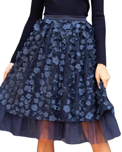 Eva Franco Melody Skirt In Blue