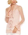 Eva Franco Montse Blouse In Blushing Dot