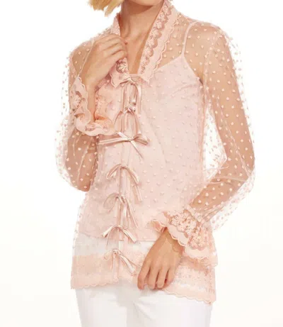 Eva Franco Montse Blouse In Blushing Dot In Multi