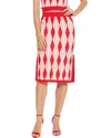 Eva Franco Niska Skirt In Harlequin Pink