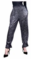 Eva Franco Pablo Pants In Metallic Fern In Multi
