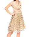 Eva Franco Relis Skirt In Tan In Brown