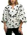 Eva Franco Roxy Blouse In Black Forest