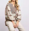 Eva Franco Roxy Blouse In Dulce De Tequila In Multi