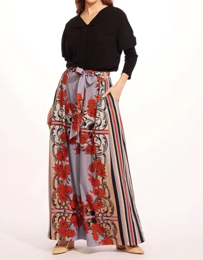 Eva Franco Salinger Pants In Arabesque In Pink