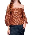 Eva Franco Shine Lace Blouse In Multi