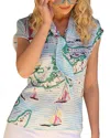 Eva Franco Skye Top In Sailboats