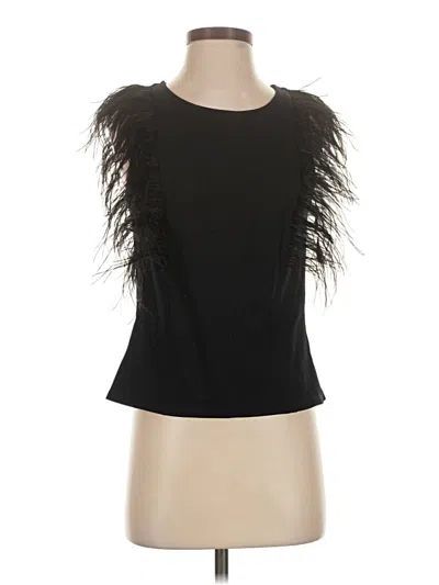 Pre-owned Eva Franco Sleeveless Blouse In Black