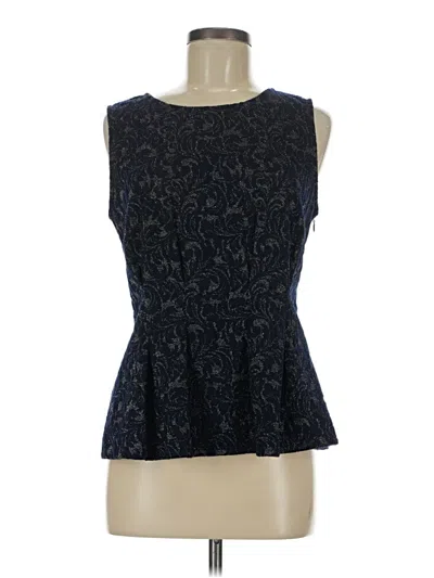 Pre-owned Eva Franco Sleeveless Blouse In Blue