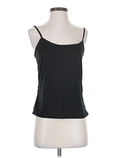 Pre-owned Eva Franco Sleeveless Top Black Halter Neckline Tops
