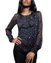 Eva Franco Sonora Blouse In Yester In Multi