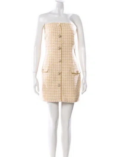 Pre-owned Eva Franco Strapless Mini Dress