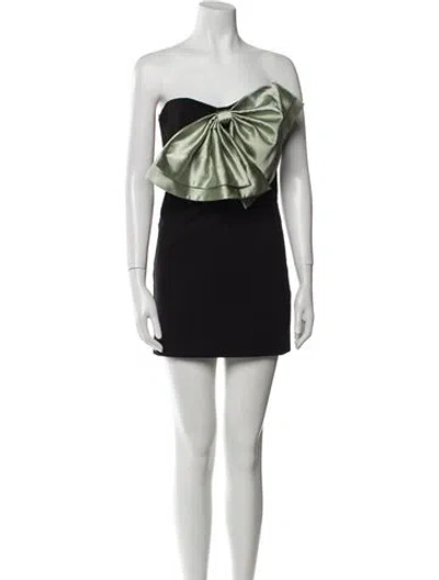 Pre-owned Eva Franco Strapless Mini Dress In Multi
