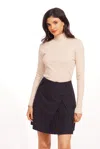 Eva Franco Tailored Mini Skirt In Black
