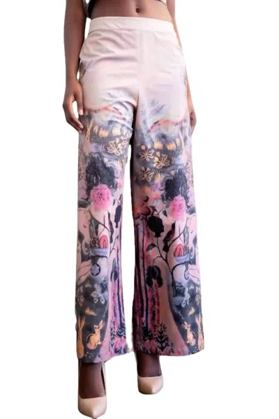 Eva Franco Taylor Pants In Unicorn In Pink