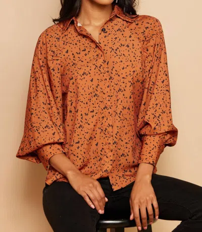 Eva Franco Tessella Top In Orange