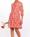 Eva Franco Verdi Tunic Dress In Ligonberry Pie