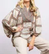 Eva Franco Roxy Blouse In Dulce De Tequila In Multi