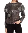 Eva Franco Yara Top In Pyrite In Multi