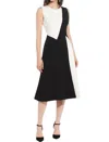 Eva Franco Zen Dress In Black And White In Multi