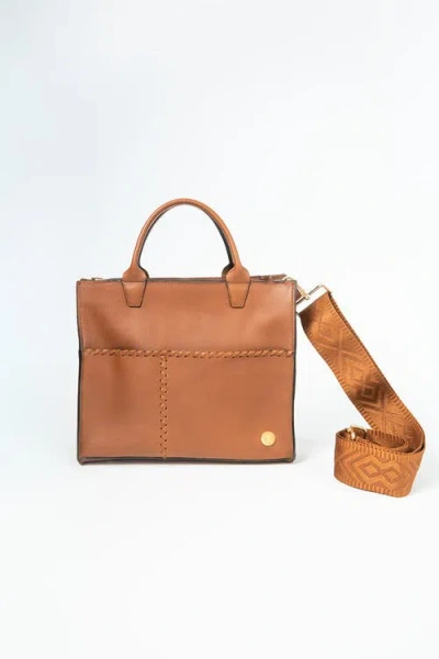 Eva Innocenti Sienna Mini Tote Bag In Brown