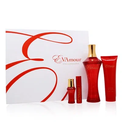 Eva Longoria Evamour Fragrance Set In Red