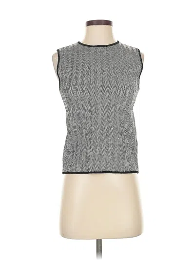 Pre-owned Eva Longoria Sleeveless Top Gray Tops