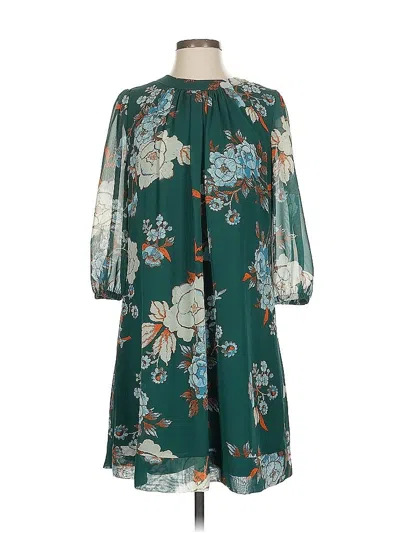 Pre-owned Eva Mendes By New York & Company Casual Dress In Blue