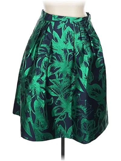 Pre-owned Eva Mendes By New York & Company Formal Skirt In Green
