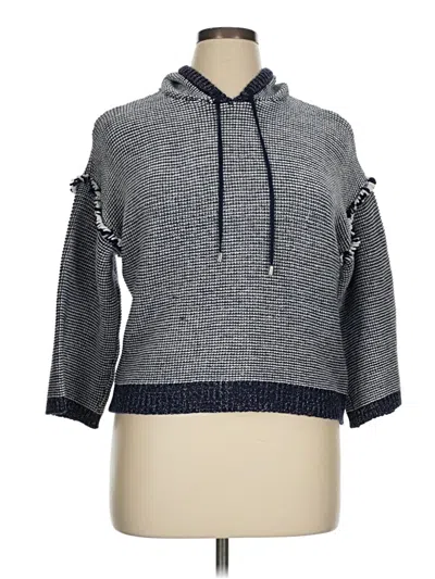 Pre-owned Eva Mendes By New York & Company Pullover Sweater In Blue