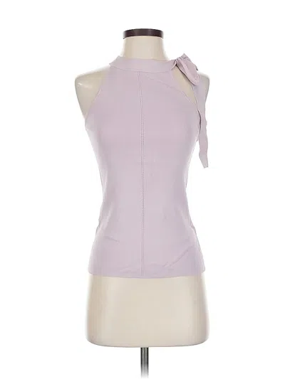 Pre-owned Eva Mendes By New York & Company Sleeveless Top Pink Halter Neckline Tops