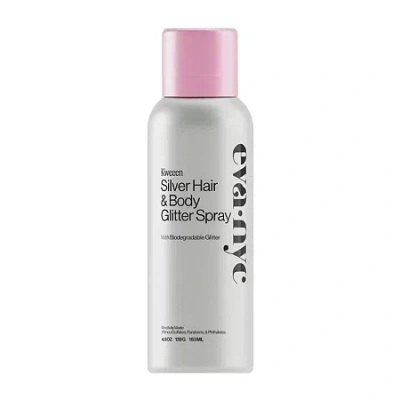 Eva Nyc Kweeen Silver Hair & Body Glitter Spray In Transparent