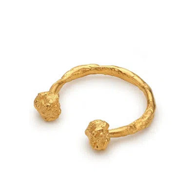Eva Remenyi Women's Archaic Nugget Ring Gold
